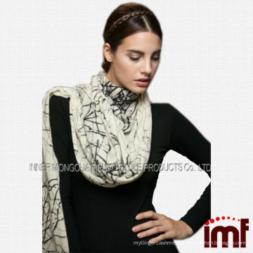 Écharpe tricotée en cachemire d&#39;hiver à la mode pour dames haut de gamme 2015
